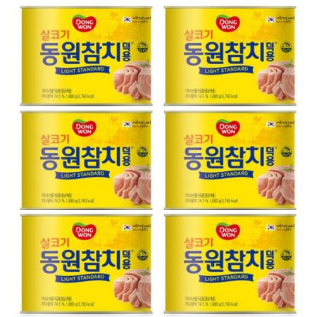 동원참치 1.88kg 참치 덕용 대용량 6개 1박스
