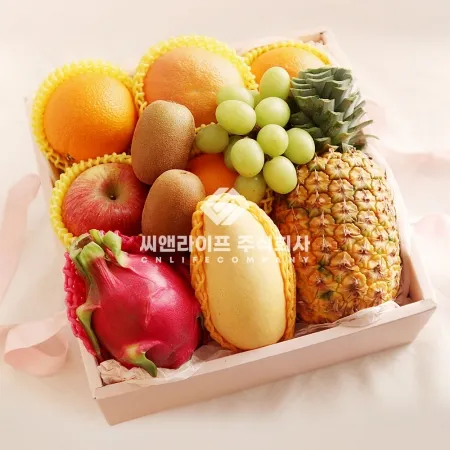 [택배전용] 과일박스 투명창핸들박스L 5호 선물세트 이미지
