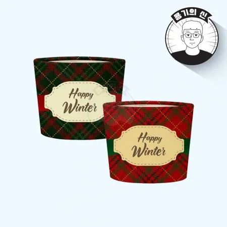 [LN] 에어홀더 92파이 10/13온스 체크패턴2종 500개 [1박스]