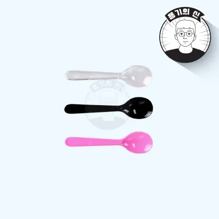 [CI]일회용 아이스크림스푼 대(투명) 벌크포장 4000개 [1박스]