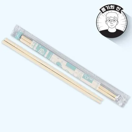 특가상품 [CN]일회용 대나무 젓가락 인쇄포장 3000개