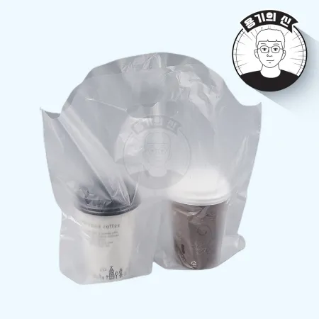 [ON] 비닐 캐리어 2구 커피컵 테이크아웃 1000매 [1박스]