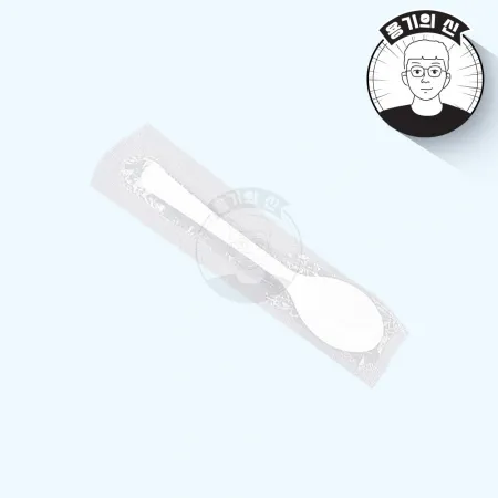 [TY] 일회용 숟가락 개별포장 백색 1박스1500개