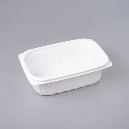 [CN]사각죽용기 중(CN-1217-B/백색/반투명뚜껑) 500개세트 이미지