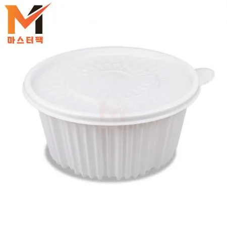 [FP]220파이 탕용기 중(백색) 200개세트[몸통+뚜껑]