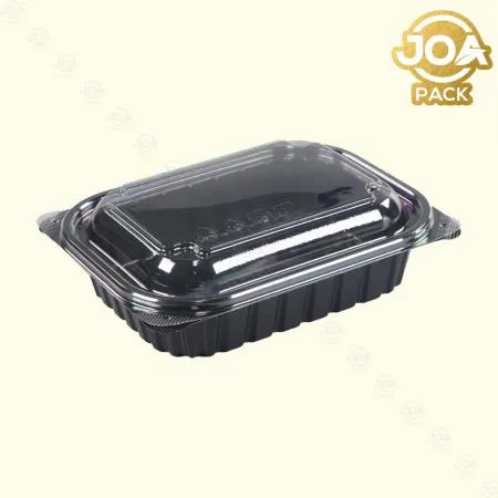 BU-006 PET 흑색 BU 반찬용기 600개세트 (몸통+뚜껑)