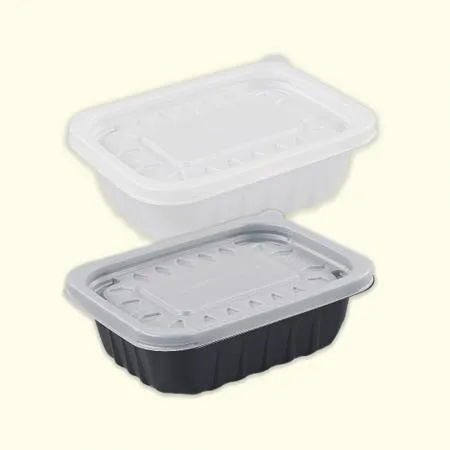 [EH] PP 사각반죽용기 300ml(흑색) 600개세트(몸통+뚜껑)