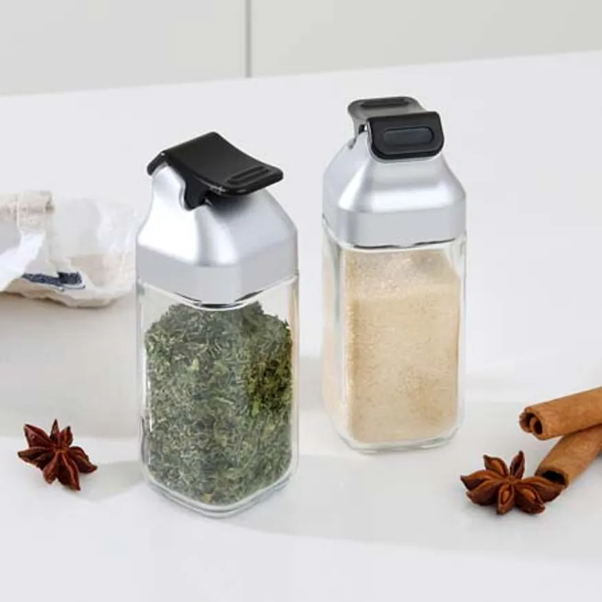 키텐실 by시노글라스 소금통 후추통 조미료통 원터치 양념병 2p 이미지