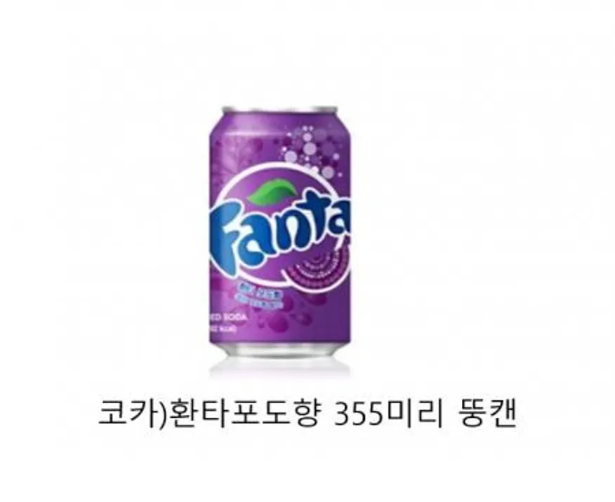 코카)환타포도캔355X24 이미지