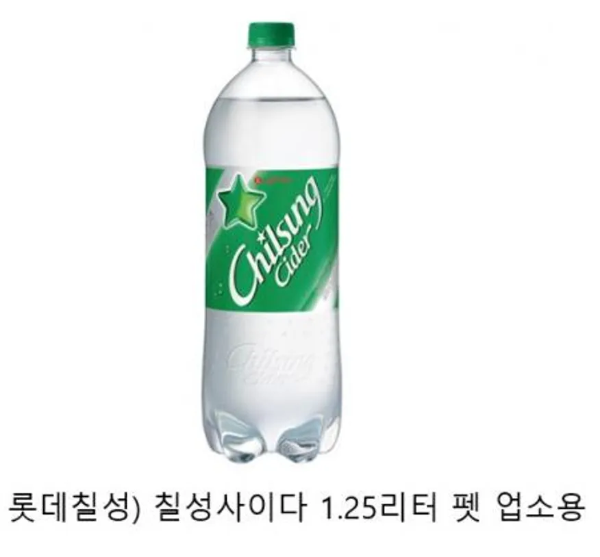 롯데)칠성사이다1.25X12(업소용) 이미지