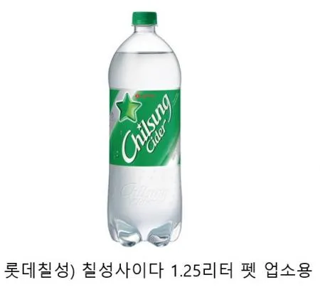 롯데)칠성사이다1.25X12(업소용) 이미지