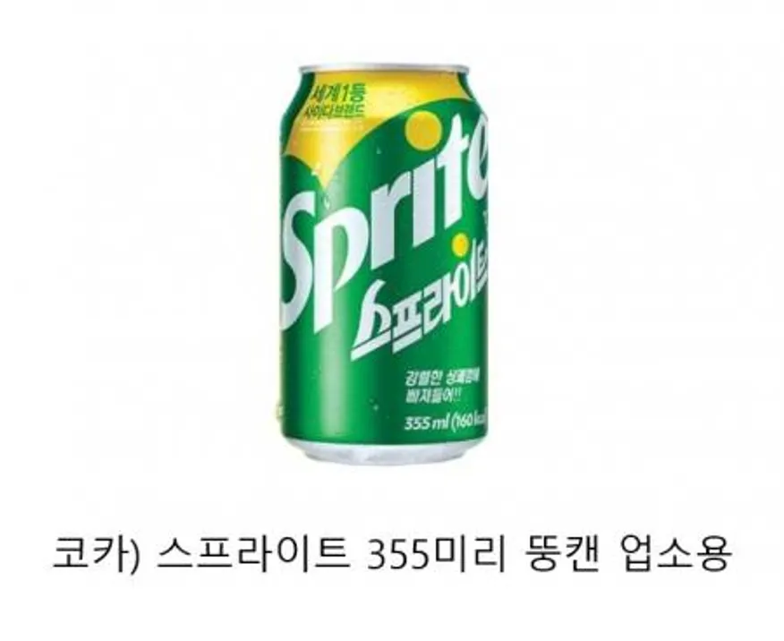 코카)스프라이트뚱캔355X24(업소용) 이미지