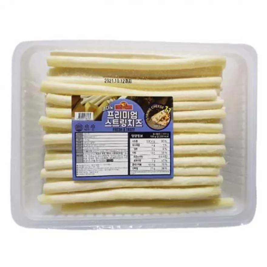 코다노 프리미엄 스트링치즈 11mm 2.5kg 자연치즈 91% 이미지