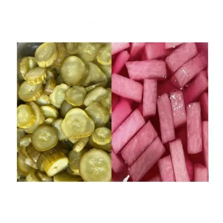 후레쉬 자색 무피클 5kg & 국산 오이피클 8mm 5kg
