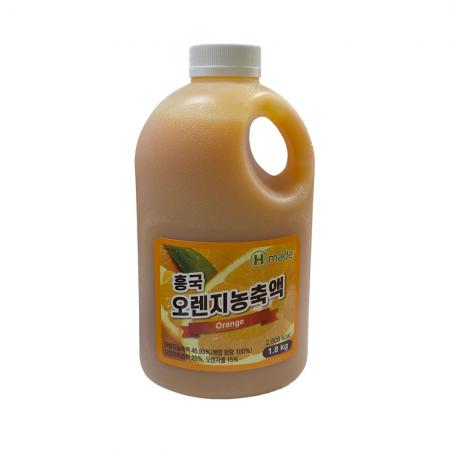 흥국 오렌지 농축액 1.8kg 냉장 오렌지에이드