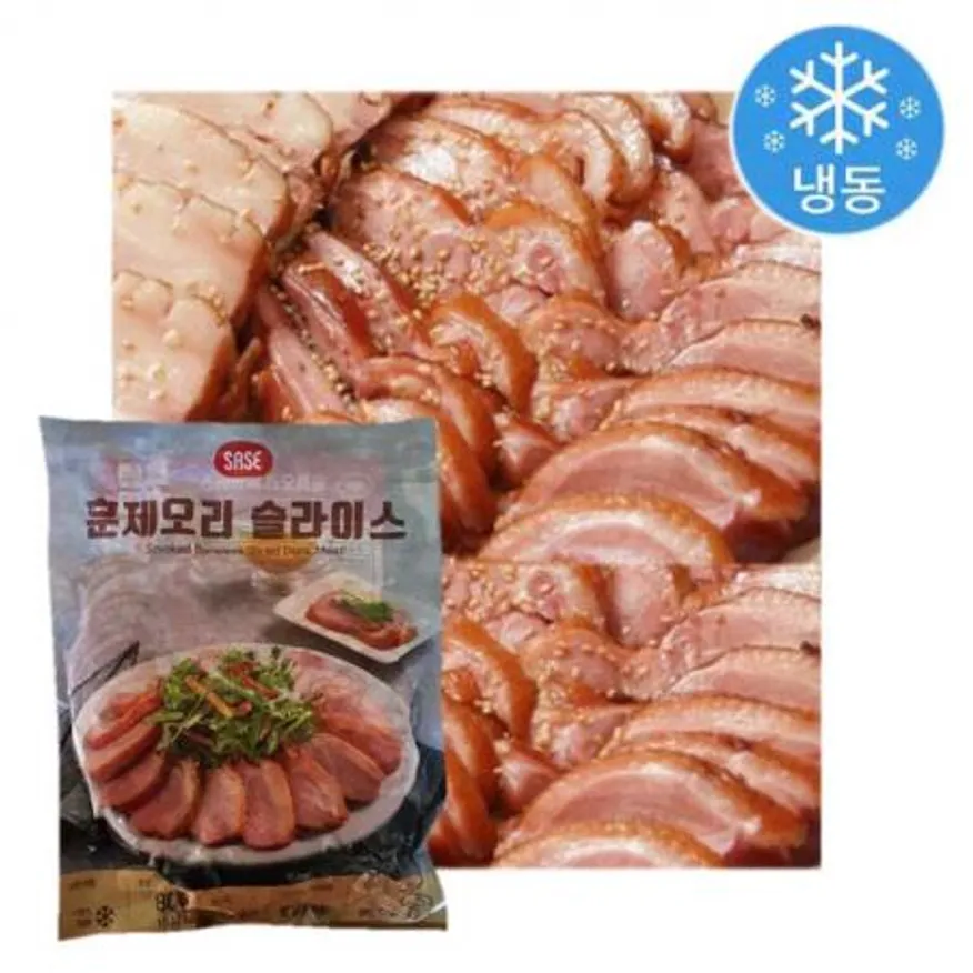 사세 훈제오리슬라이스 800g 훈제오리 아이스박스 무료포장 이미지
