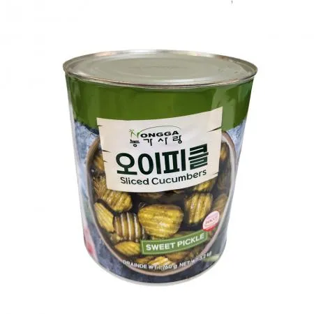 엔엘 농가사랑 오이피클 슬라이스 3.2kg 대용량 캔 이미지