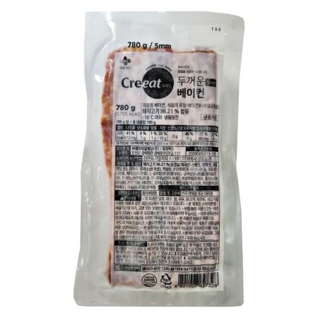 CJ 크레잇 두꺼운 베이컨 5mm 780g