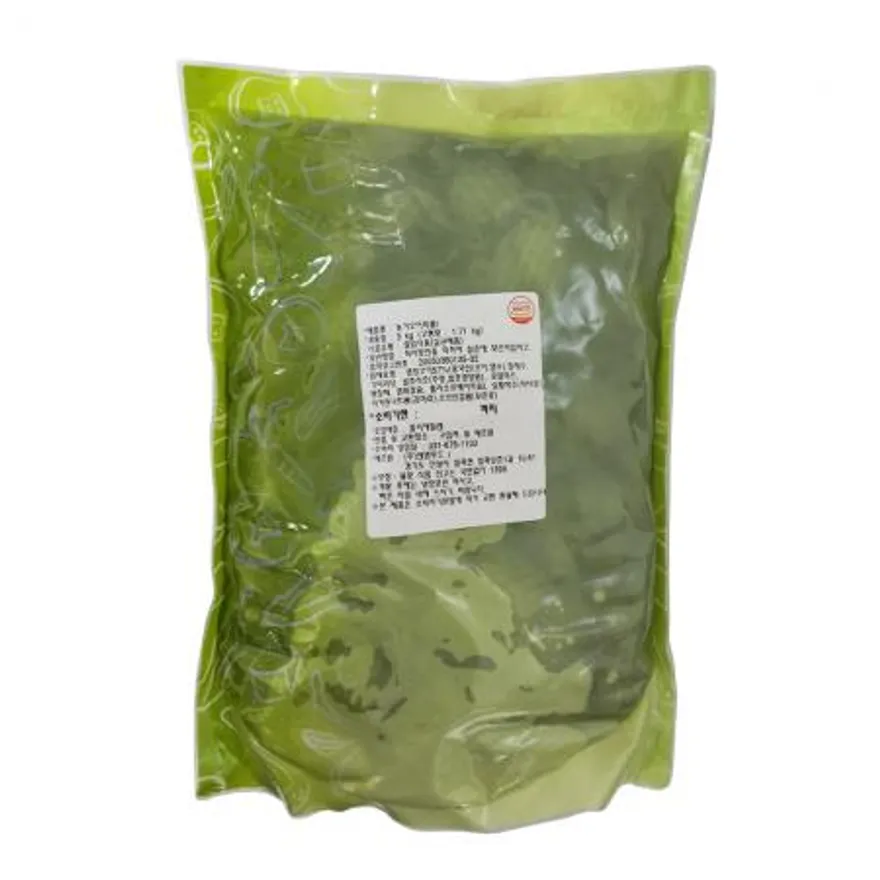 농가 오이피클 슬라이스 3kg 파우치 이미지