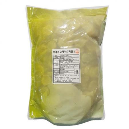 후레쉬 오이피클 3mm 3kg 국내산 오이