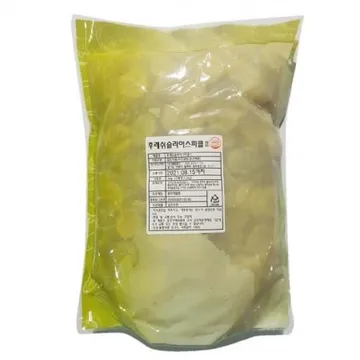 후레쉬 오이피클 3mm 3kg 국내산 오이