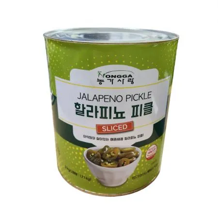 엔엘푸드 농가사랑 할리피뇨 피클 3kg 할라페뇨 대용량