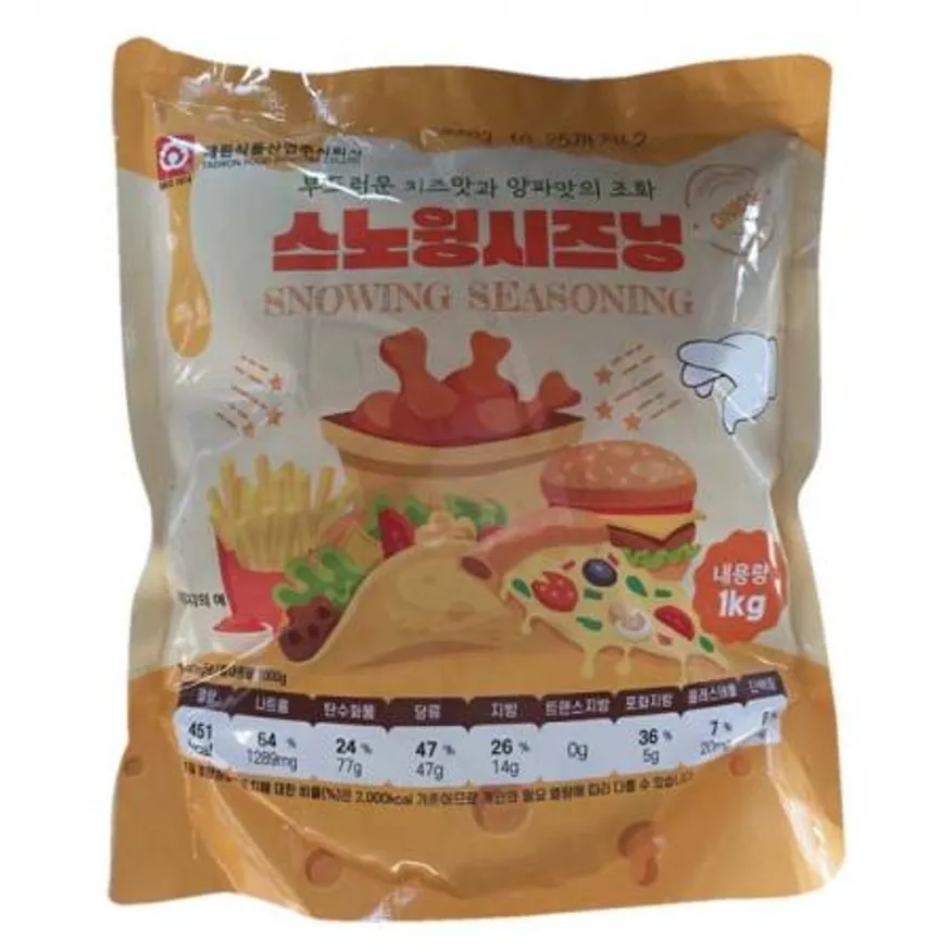 태원식품 스노윙 시즈닝 1kg 뿌링클가루 치킨시즈닝 이미지