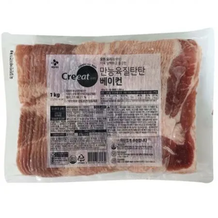 CJ 크레잇 육질탄탄 베이컨 1kg
