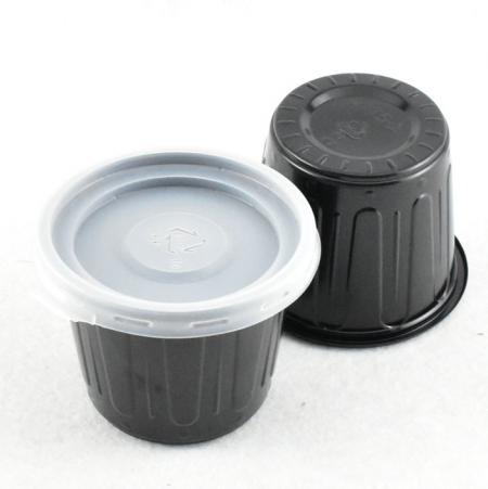 검정소스컵 다용도양념용기 AJ-75파이(소) 500세트(블랙)