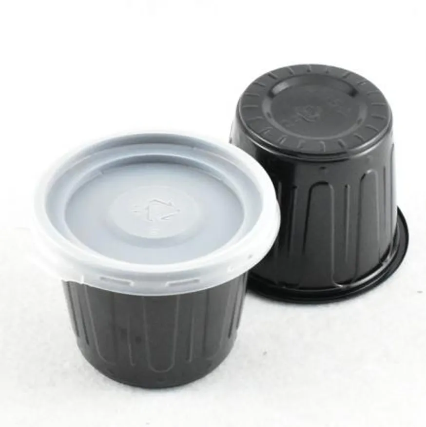 검정소스컵 다용도양념용기 AJ-75파이(소) 500세트(블랙) 이미지