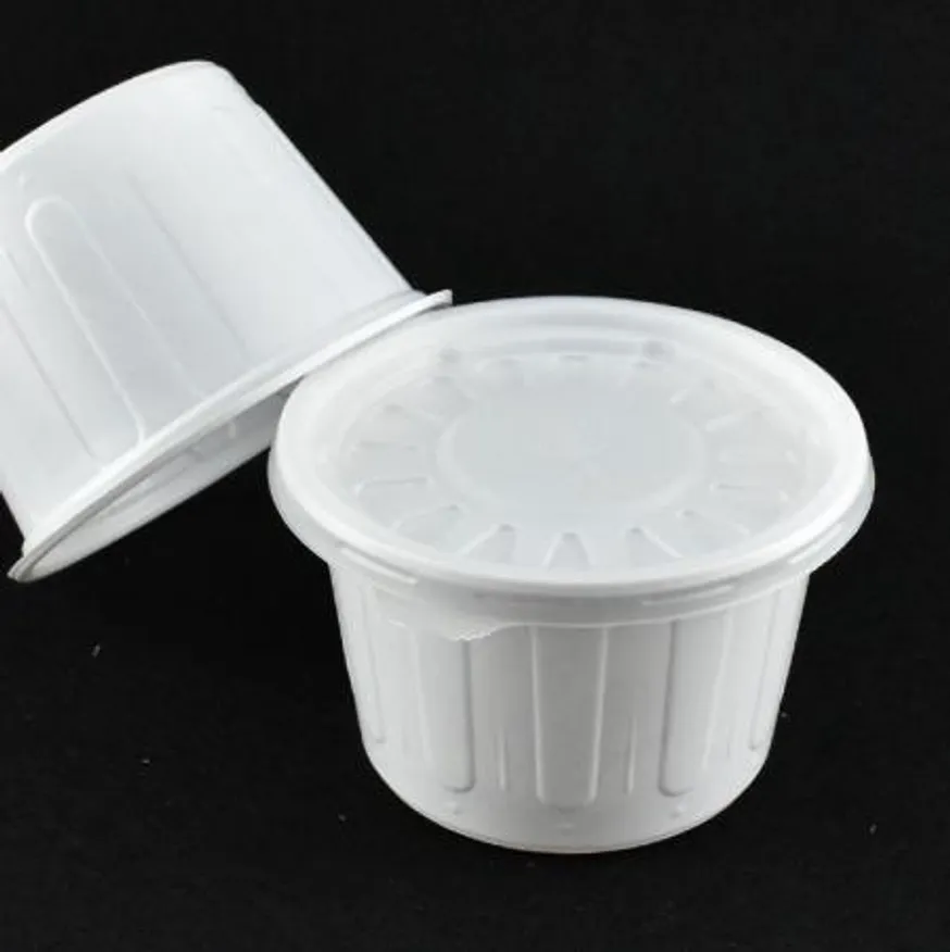 일회용국용기 밥용기 AJ-105파이(대)200세트(백색) 이미지