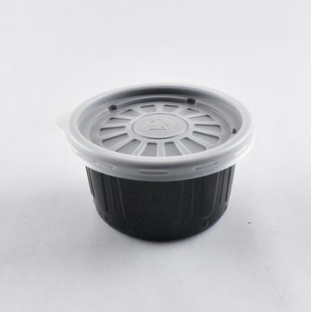 검정소스컵 국용기 AJ-95파이(소)블랙용기+뚜껑 1000세트