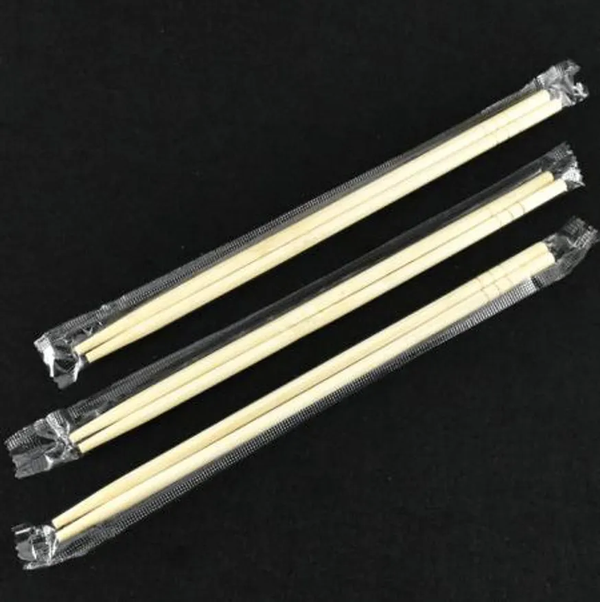 둥근대나무젓가락 KR-200mm(투명OPP포장) 3000개 이미지