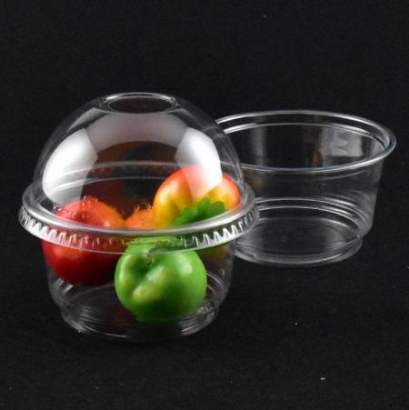 투명과일컵 디저트컵 KP-7온스92파이 500세트(돔막힘뚜껑포함)