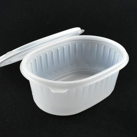 타원죽용기 일회용죽용기 AJ-타원죽(대) 100세트(원색)