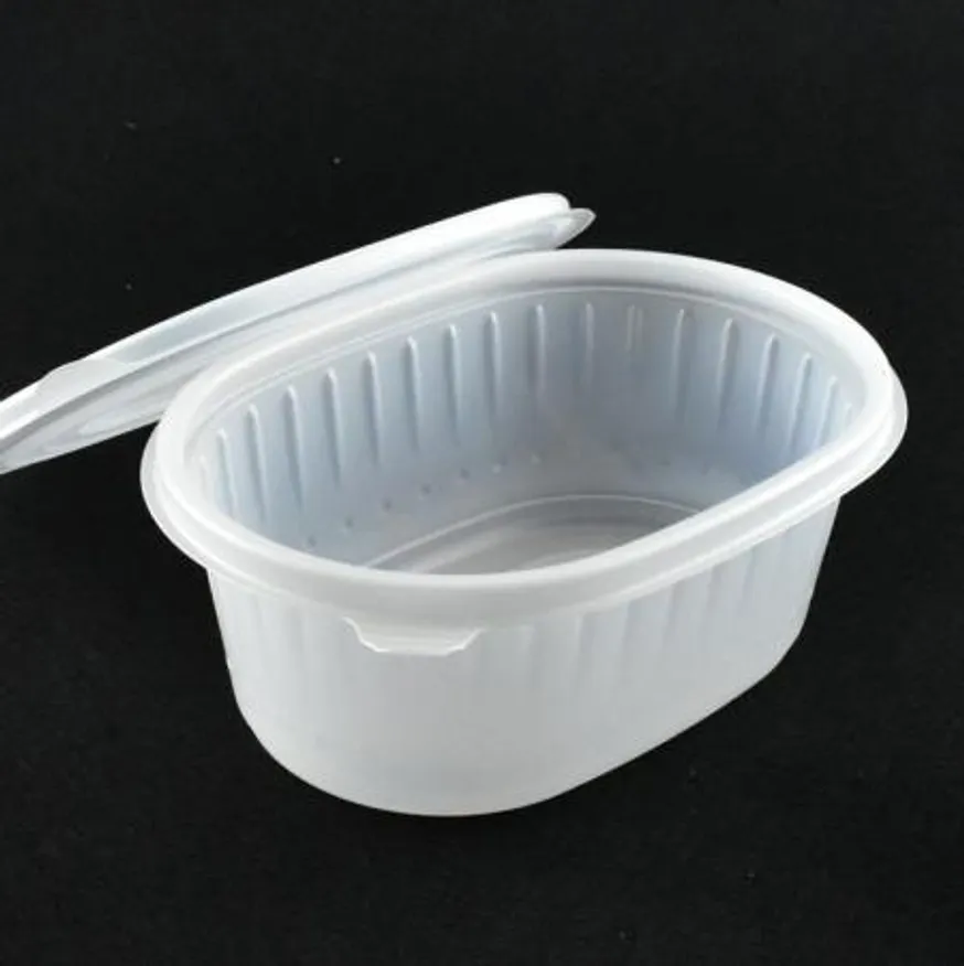 타원죽용기 일회용죽용기 AJ-타원죽(대) 100세트(원색) 이미지