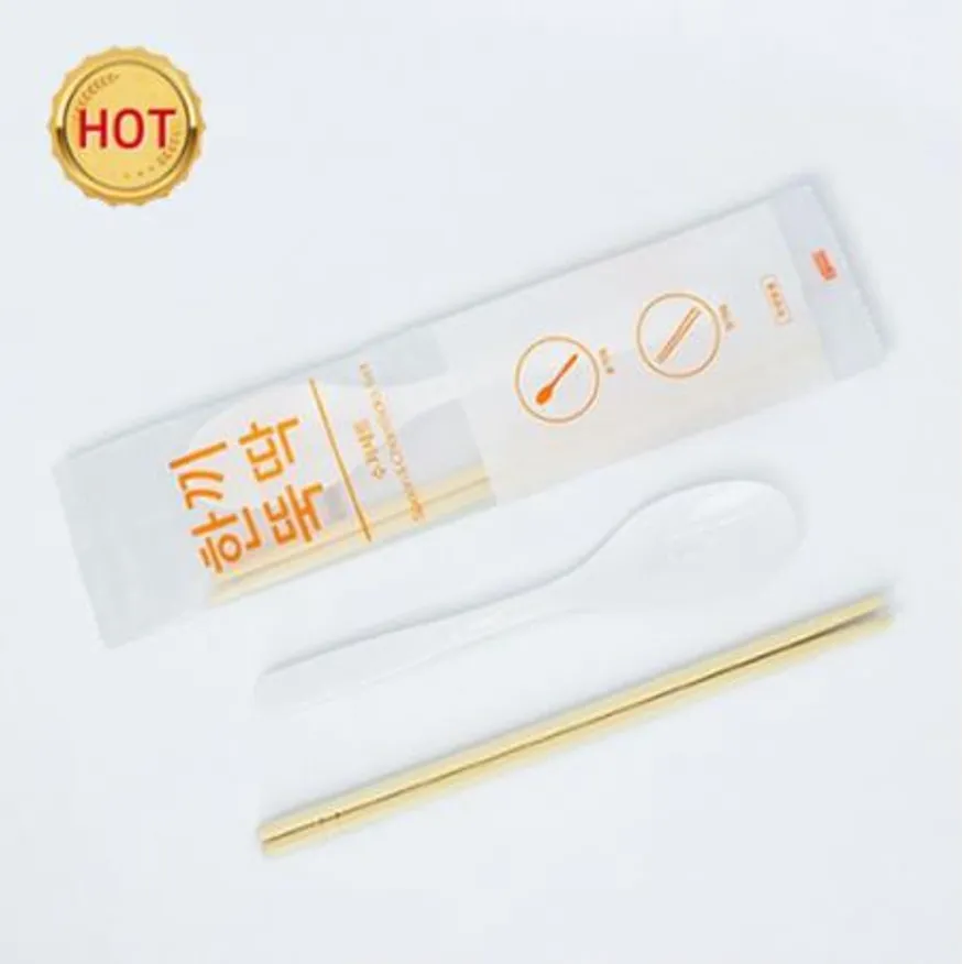 일회용수저세트 백색 KR-200한끼뚝딱 100개 이미지