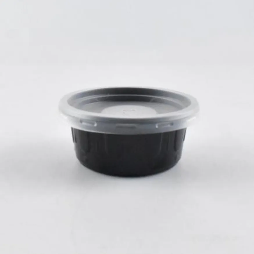 블랙소스컵 AJ-70파이(소)블랙용기+뚜껑 1500세트 이미지