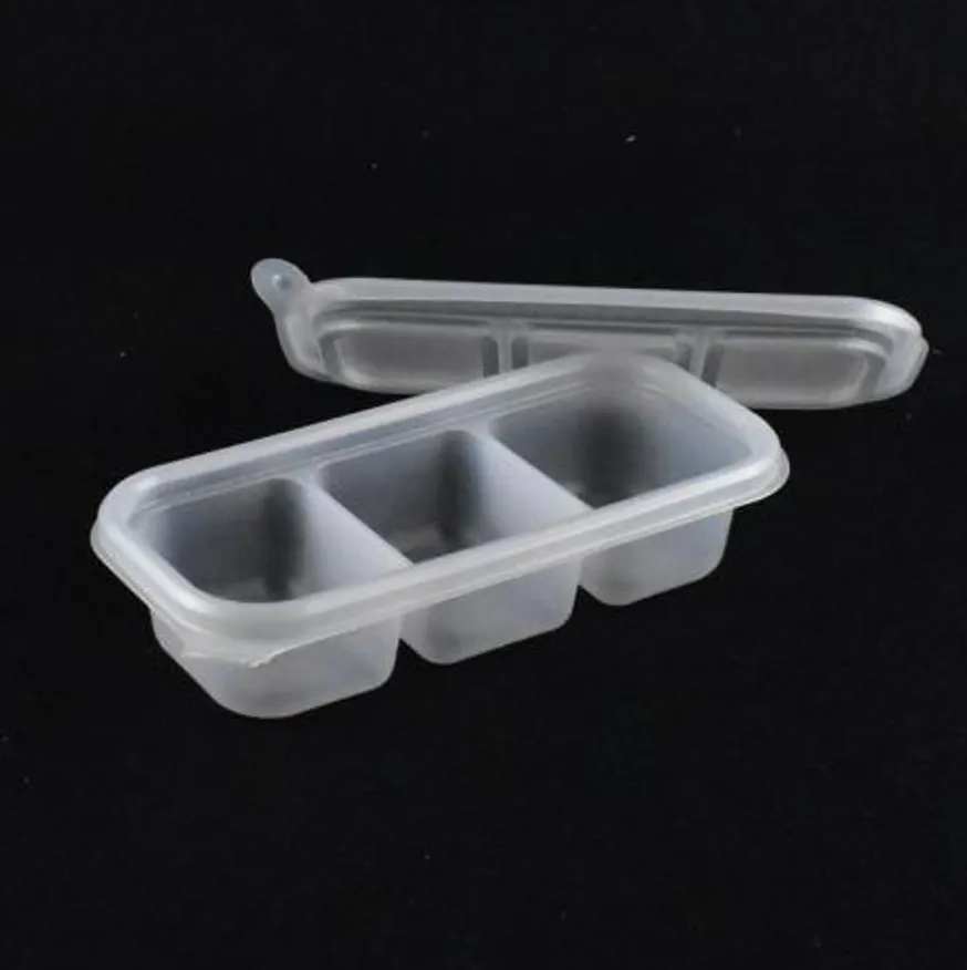 3칸소스용기 반찬포장용기 AJ-PP 3칸(원색) 500세트 이미지