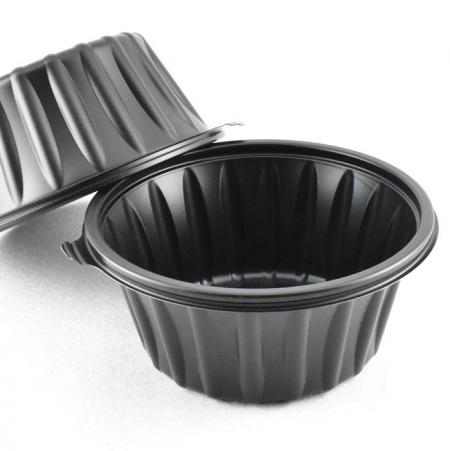 검정탕용기 195파이면용기 SJP-195냉면(대) 50세트(검정)