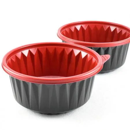 국밥용기 투톤면용기 미니탕용기 BK-195파이(대) 100세트(칼라)