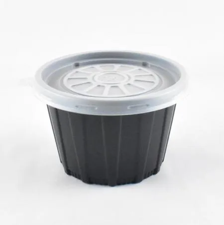 블랙국용기 밥용기 친환경JH-105파이 (대) 블랙 200세트