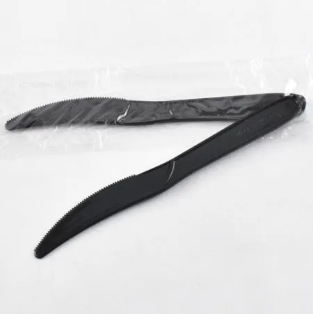 일회용나이프 플라스틱칼 검정나이프 C-나이프개별포장 500개(검정)