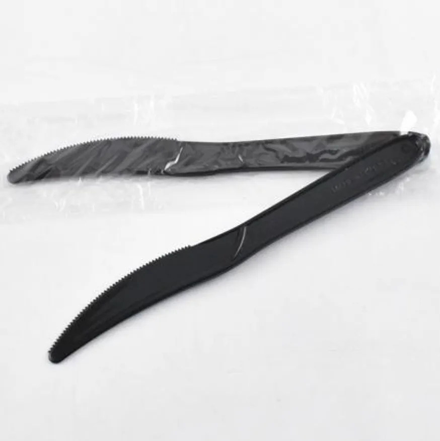 일회용나이프 블랙나이프 Ci개별포장 500개 이미지