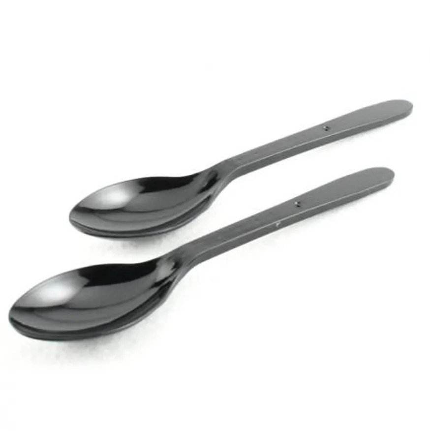 검정수저 일회용숟가락 NCI-170낱개커팅 1500개 이미지