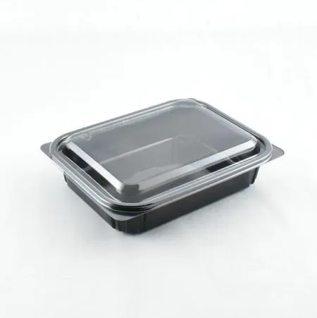 블랙반찬용기 사각 샐러드용기 IP-212(블랙) 100세트