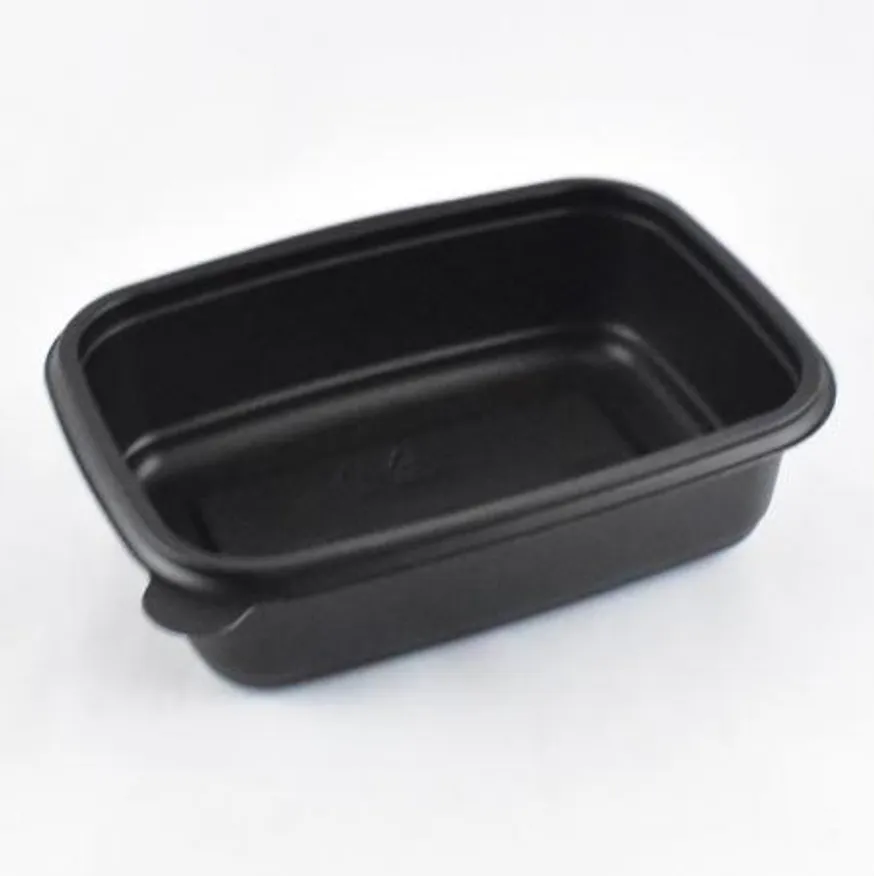 사각죽용기 블랙죽용기 JH-사각죽(중)검정용기+뚜껑 100세트 이미지