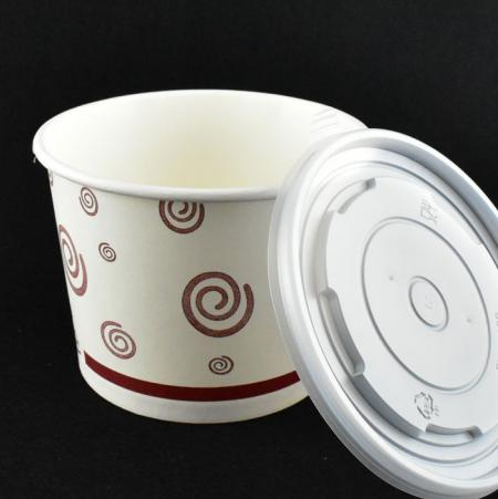 덮밥포장 비빔밥용기 1000종이용기(초코) 100세트(SW1000뚜껑포함)