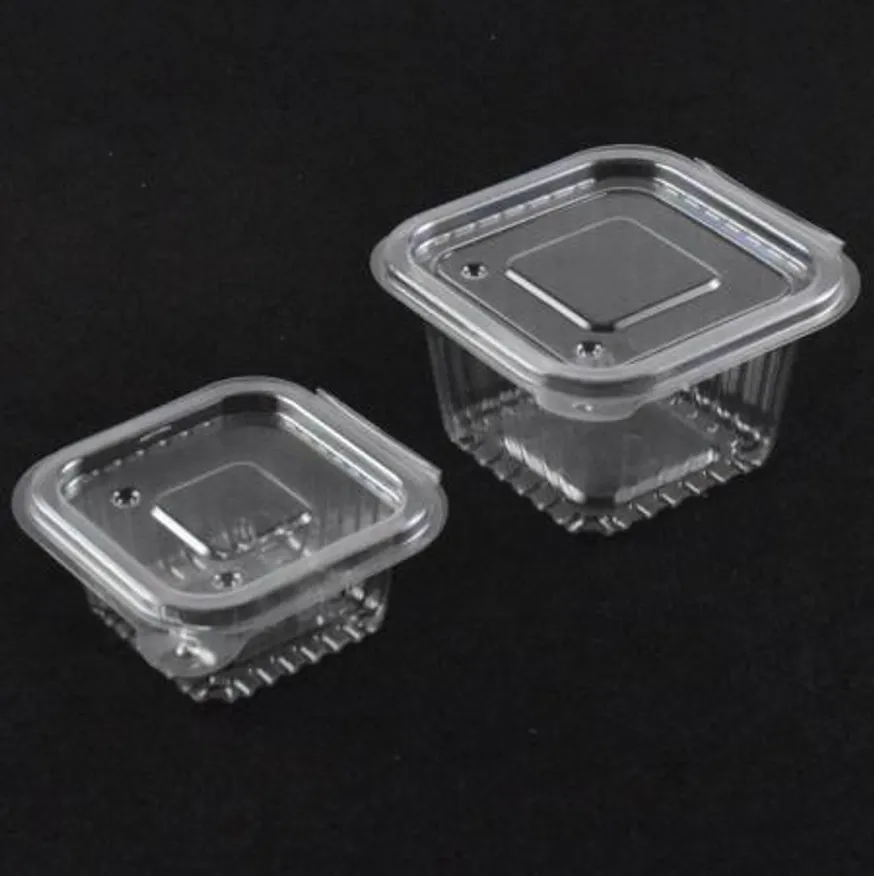 원터치소스컵 AJ-사각원터치 투명(소) 2000개 이미지