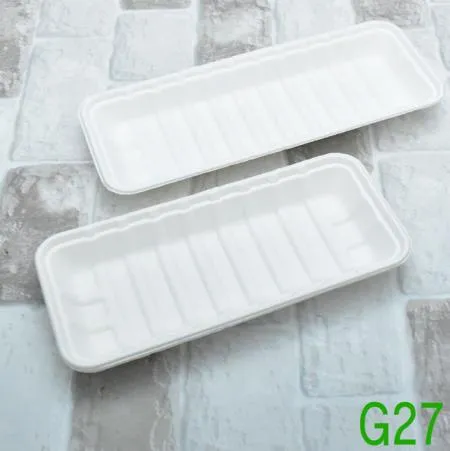 친환경용기 펄프트레이 G-27호(미코팅) 600개